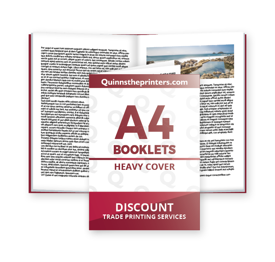 A4 Booklets Heavy Cover Gloss Laminated Printing
